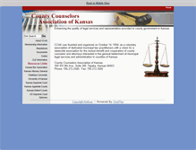 Tablet Screenshot of countycounselors.org